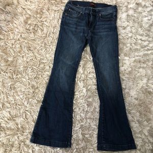7 for all man kind girl’s flare jeans